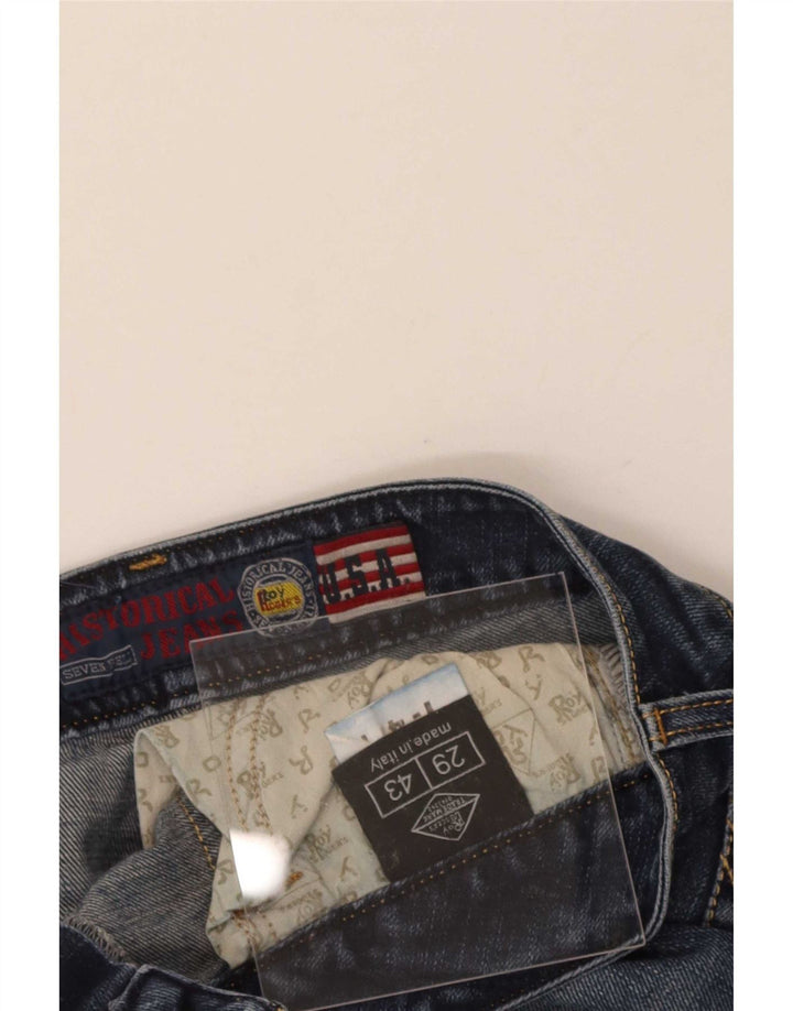 Roy Rogers Damen Slim Jeans W29 L27 Blaue Baumwolle