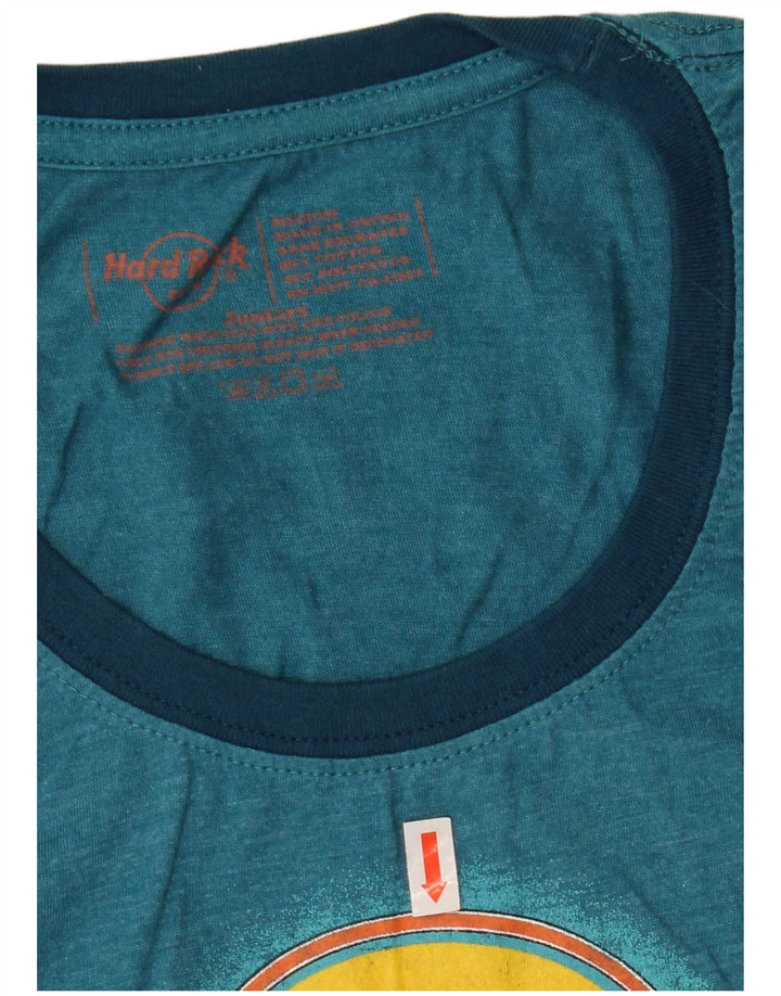 HARD ROCK CAFE Paris Grafik-T-Shirt-Oberteil für Mädchen, 13–14 Jahre, Mittelblau