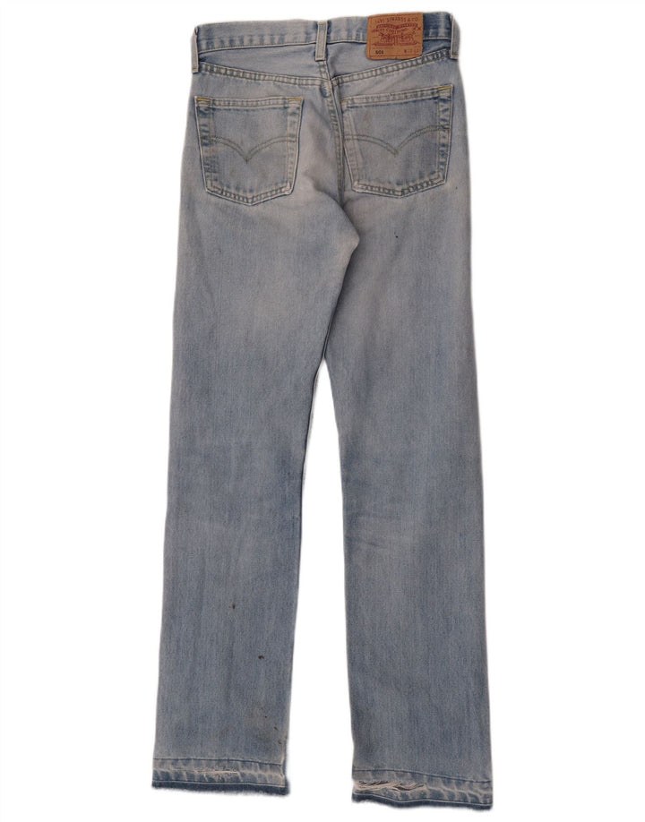 Levi's Damen 501 Straight Jeans W29 L31 Blaue Baumwolle