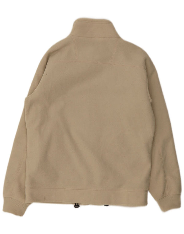 Champion Womens Fleece Jacket UK 16 Large Beige Polyester