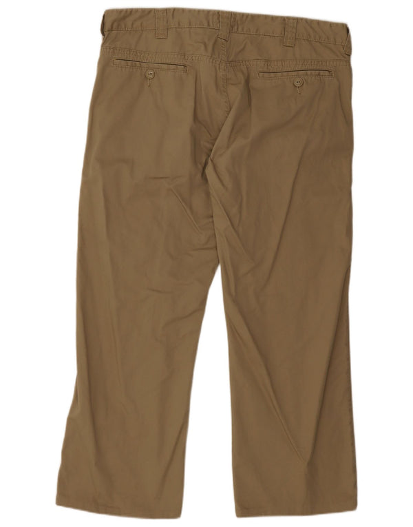 Armani Mens Straight Chino Trousers EU 54 2XL W38 L28 Khaki