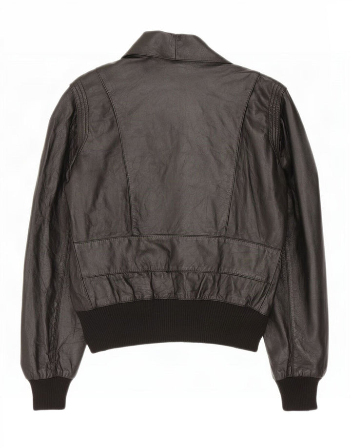 Marcos Damen Lederjacke IT 44 Medium Schwarz
