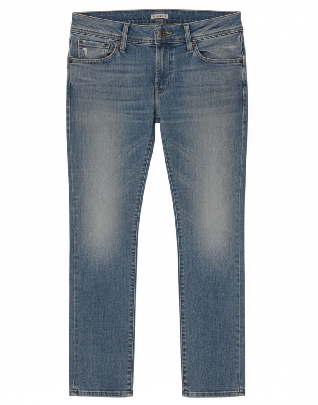 Diesel Damen Matic Slim Jeans W27 L32 Blaue Baumwolle