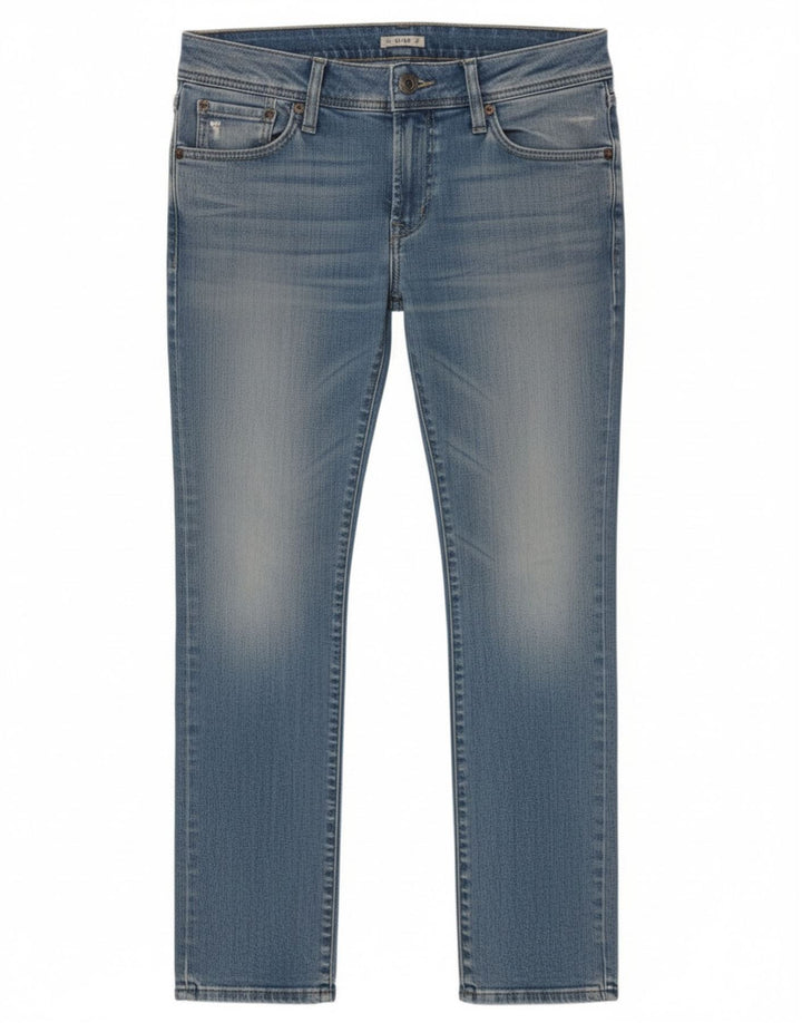 Diesel Damen Matic Slim Jeans W27 L32 Blaue Baumwolle
