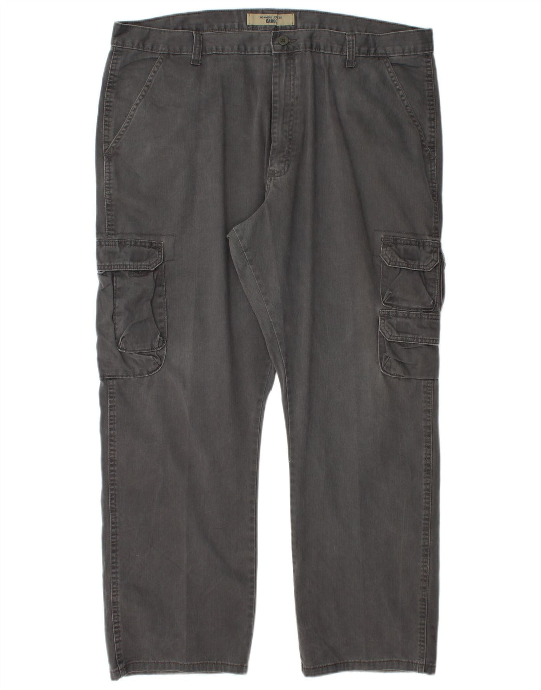 WRANGLER Gerade Cargohose für Herren, W42, L30, graue Baumwolle