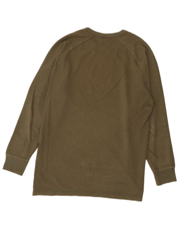 G-Star Herren-Oberteil, langärmelig, groß, Khaki, Baumwolle