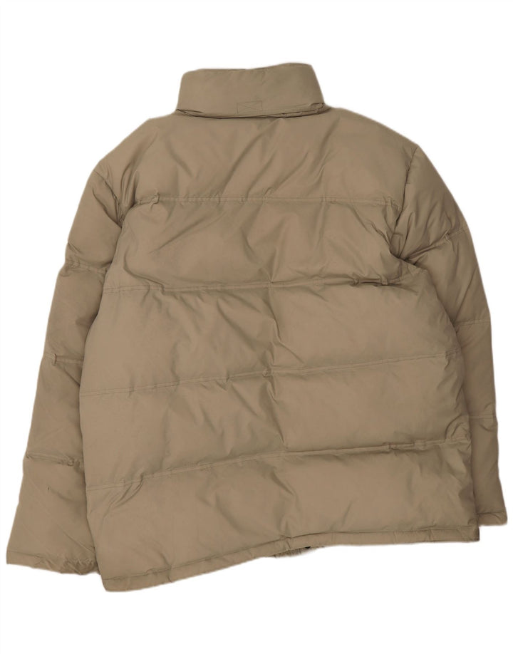 Champion Herren-Jacke mit Kapuze, gepolstert, UK 42, XL, Beige, Polyamid