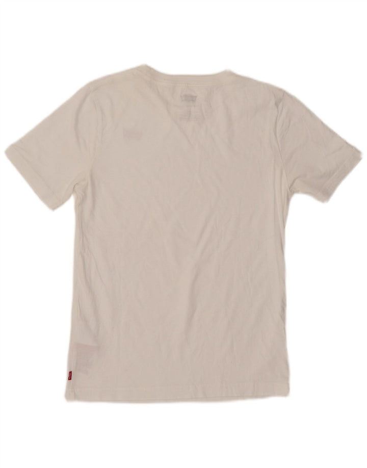 LEVI'S T-Shirt-Oberteil für Jungen, 13–14 Jahre, weiße Baumwolle