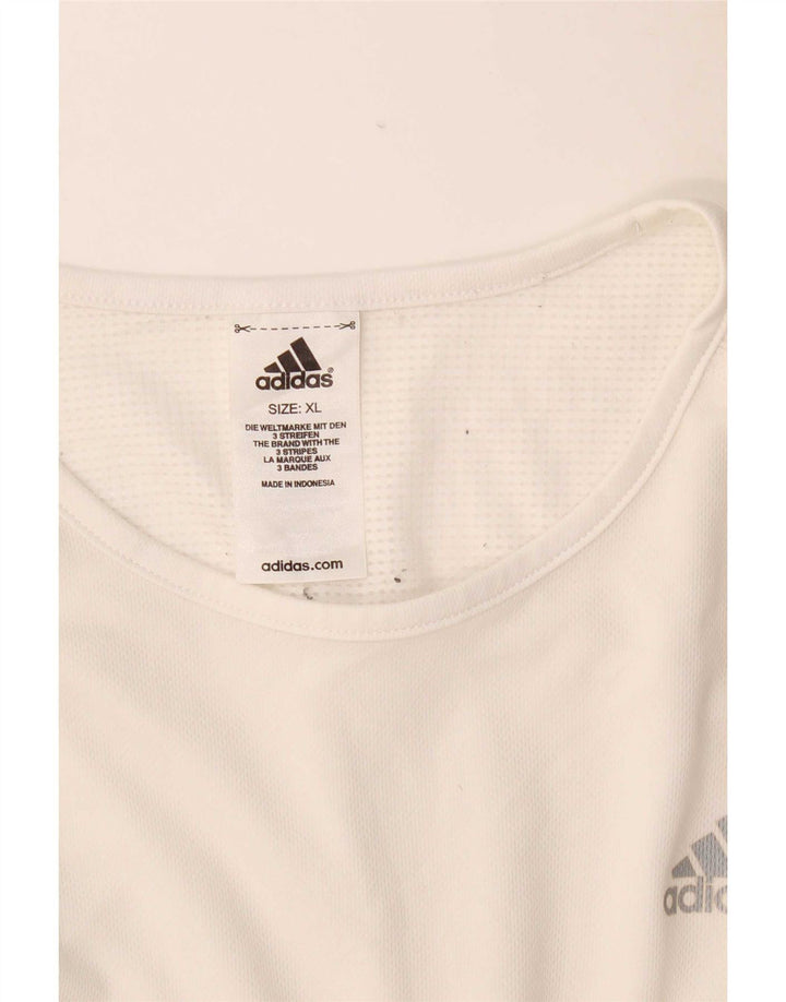 Adidas Herren Weste Top XL Weiß Polyester