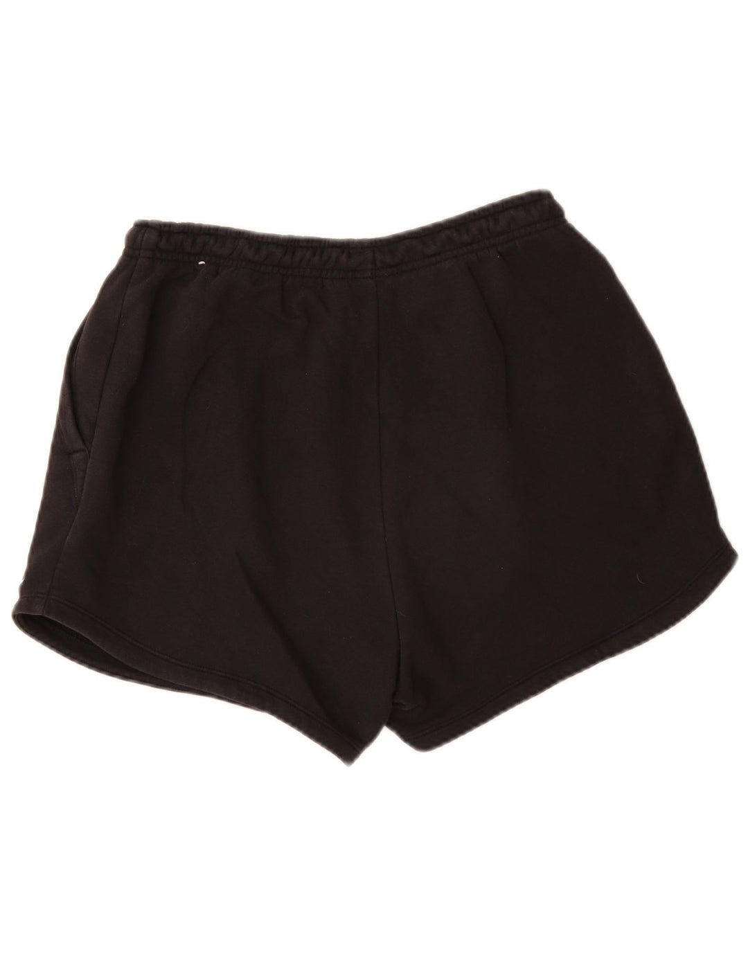 NIKE Damen-Sportshorts mit lockerer Passform, UK 12, mittelschwarz, Baumwolle