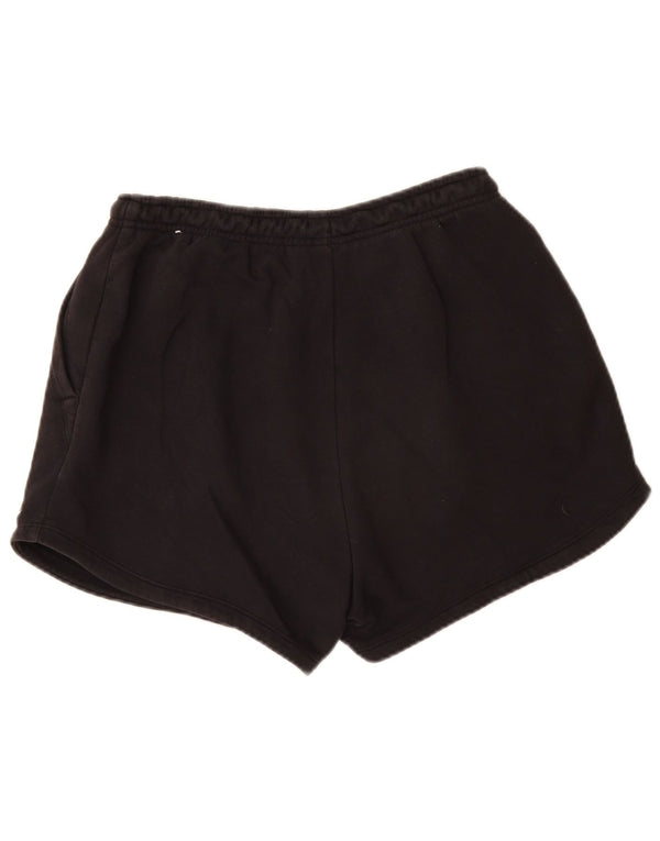 NIKE Damen-Sportshorts mit lockerer Passform, UK 12, mittelschwarz, Baumwolle