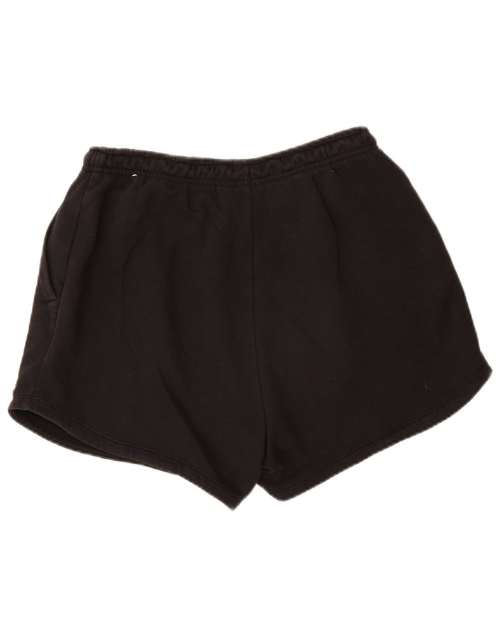 NIKE Damen-Sportshorts mit lockerer Passform, UK 12, mittelschwarz, Baumwolle