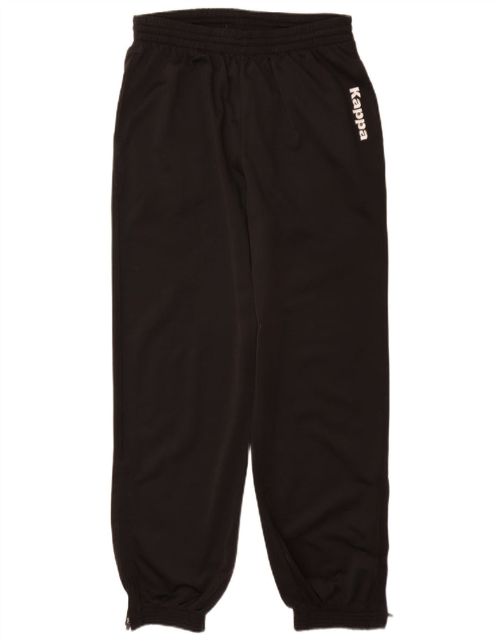 Kappa Herren-Trainingshose, Jogginghose, Größe S, Schwarz, Polyester