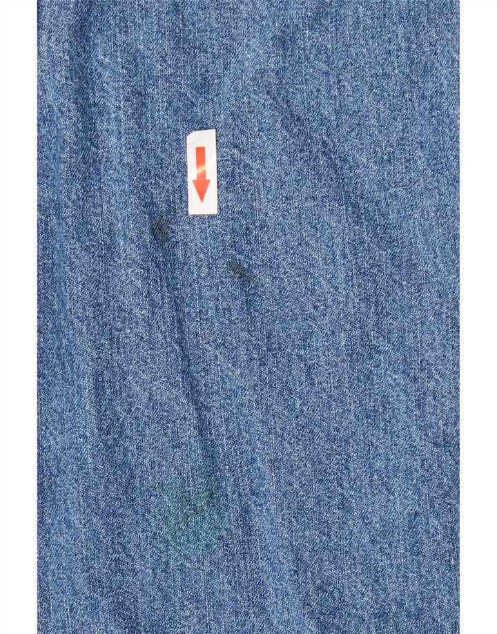 Vintage Damen Latzhose Jeans Größe 10/12 Medium W28 L25 Blaue Baumwolle