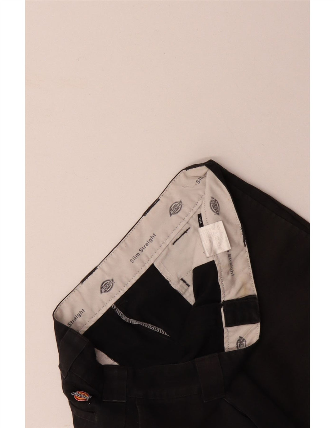 DICKIES Herren-Chinoshorts W34, Größe L, Schwarz, Baumwolle