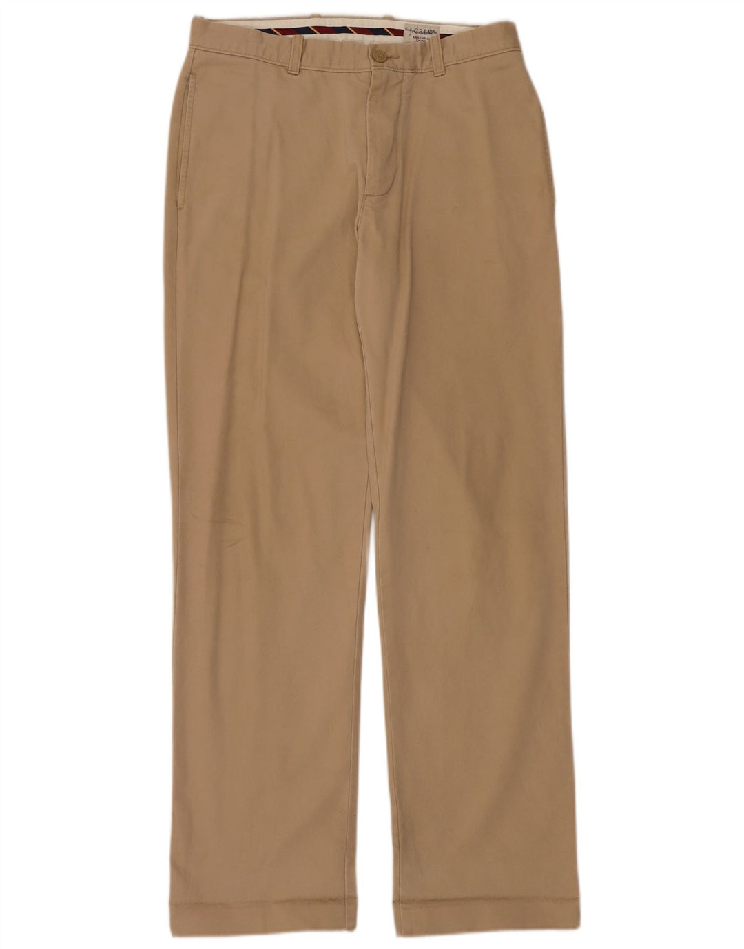 J. CREW Gerade Chinohose für Herren, W31, L34, Beige, Baumwolle