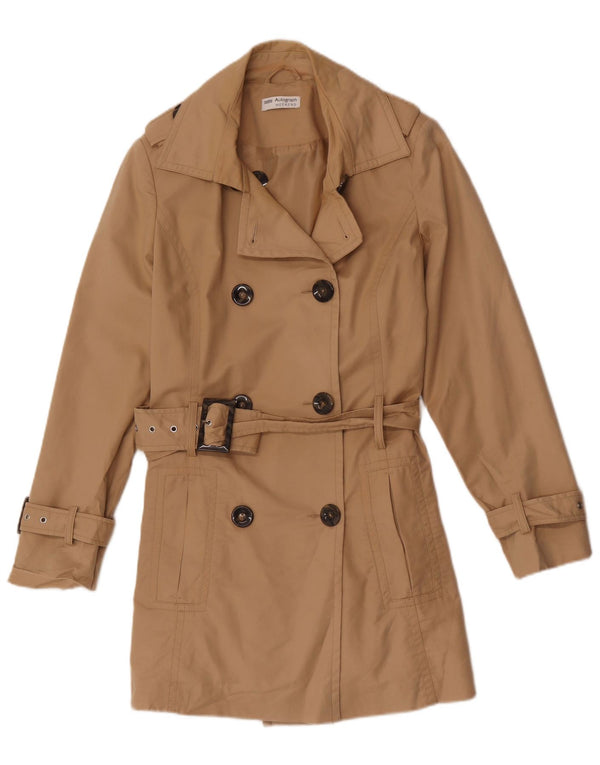 Marks & Spencer Damen Autograph Trenchcoat UK 16 Large Braune Baumwolle