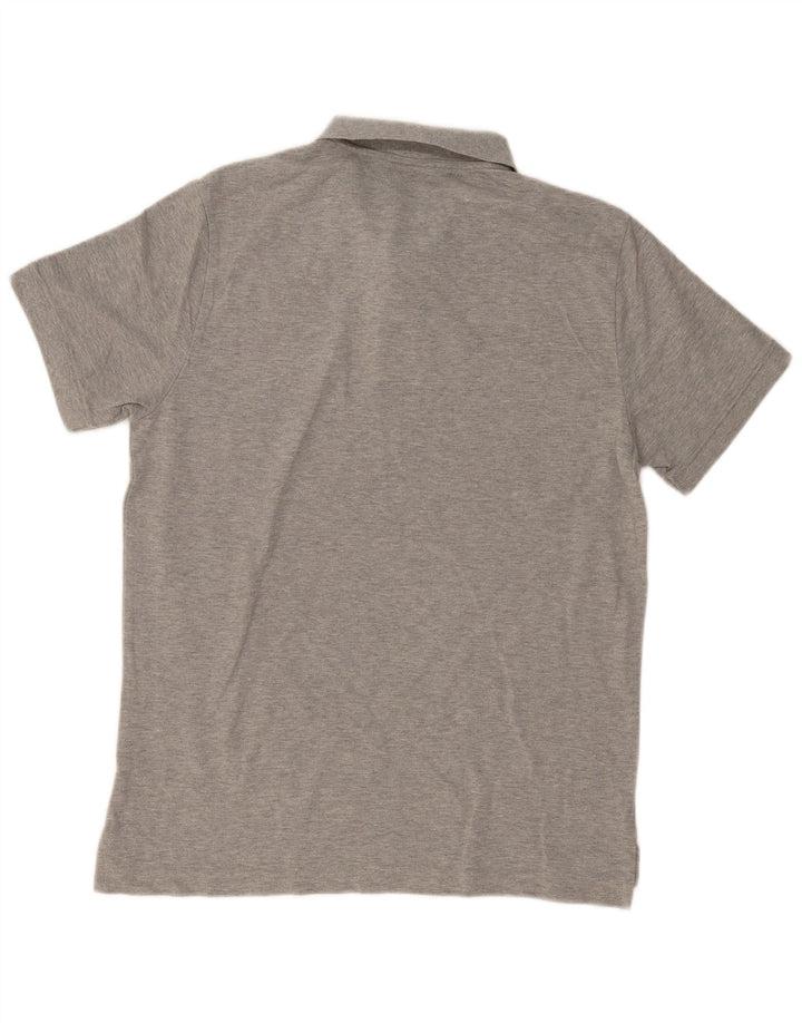 NIKE Herren-Poloshirt, groß, graue Baumwolle