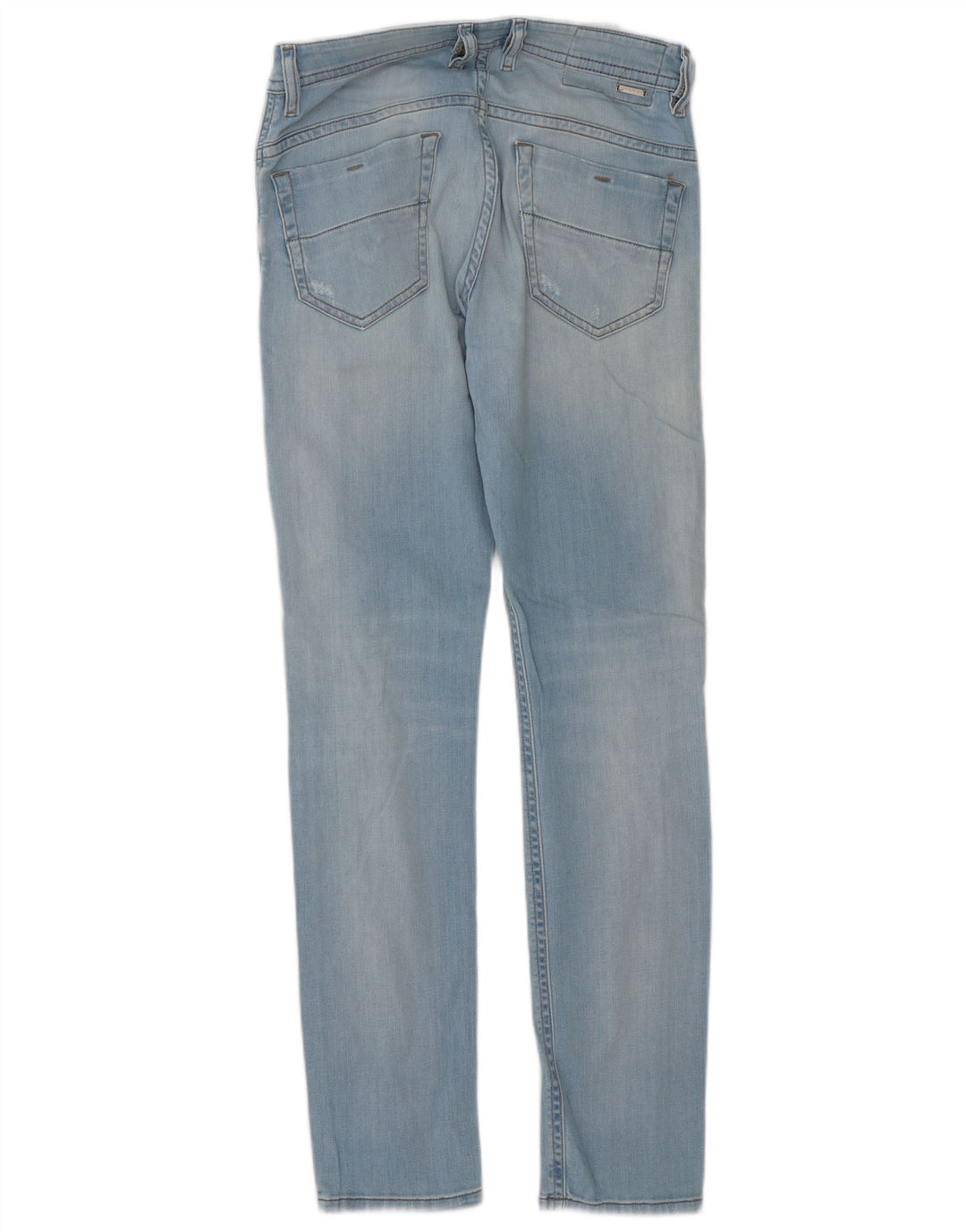 Diesel Herren Thommer Distressed Slim Jeans W28 L32 Blaue Baumwolle