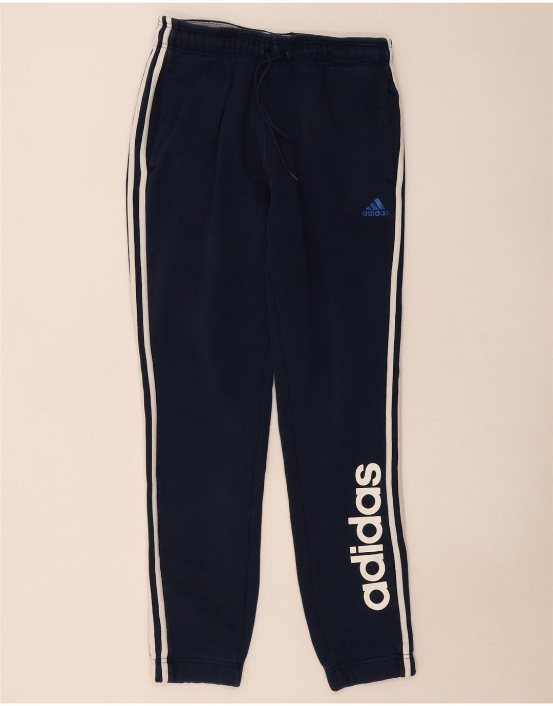 Adidas Damen Graphic Trainingshose Jogger UK 14 Medium Marineblau