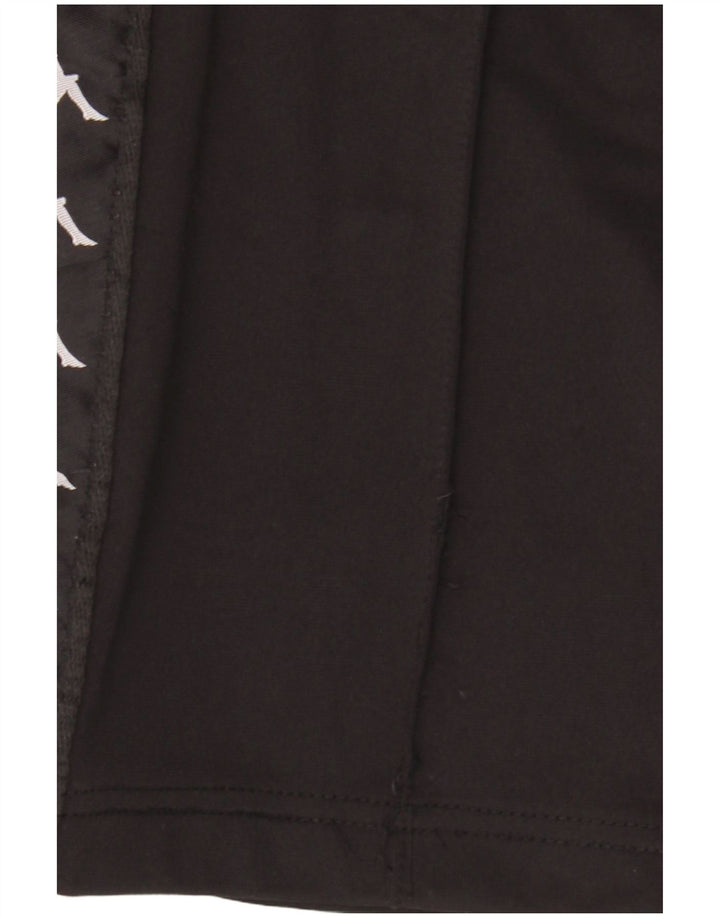 Kappa Herren-Trainingshose mit Grafik, mittelschwarzes Polyester