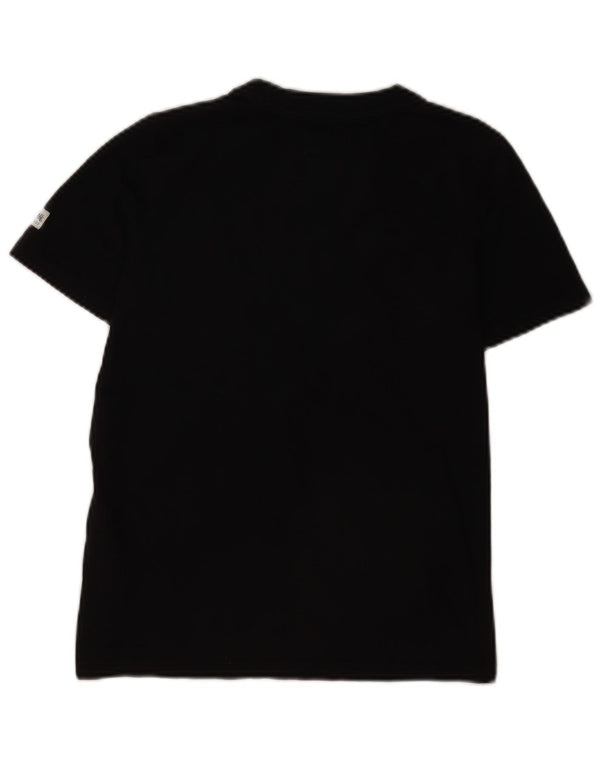 Superdry Damen Grafik-T-Shirt-Oberteil UK 8 Small Schwarz Baumwolle