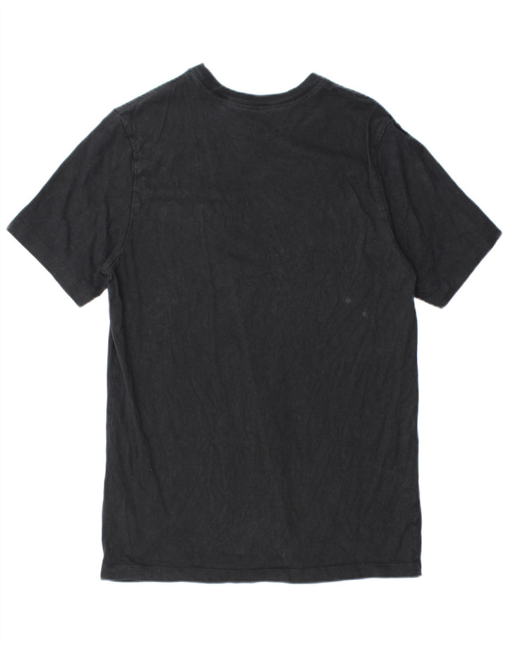 JORDAN Herren Grafik-T-Shirt-Oberteil aus mittelschwarzer Baumwolle