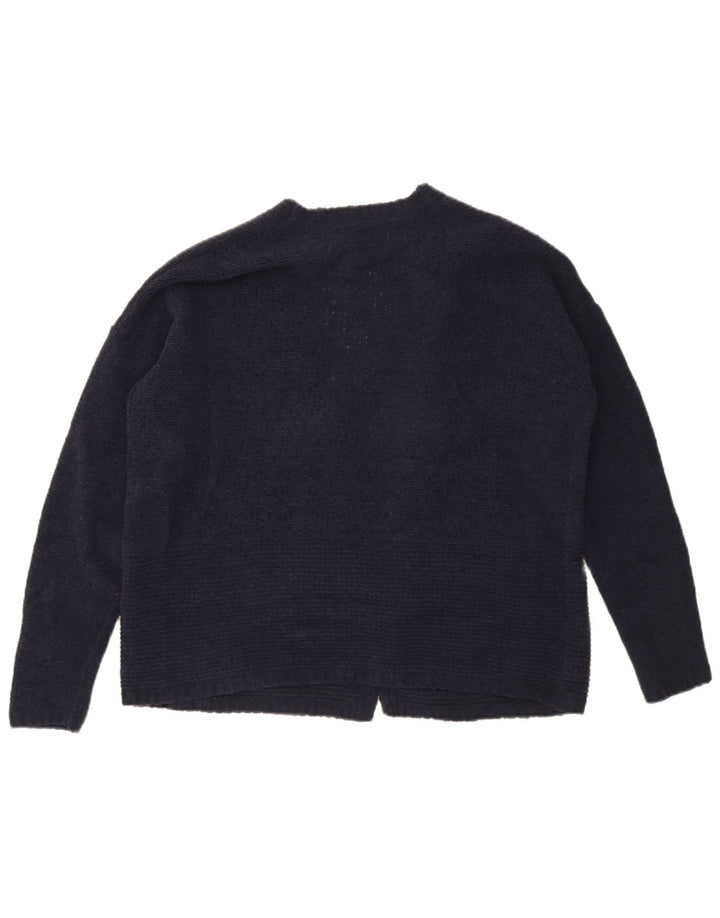 Marks & Spencer Offener Damen-Cardigan-Pullover UK 14 Medium Navy Blue