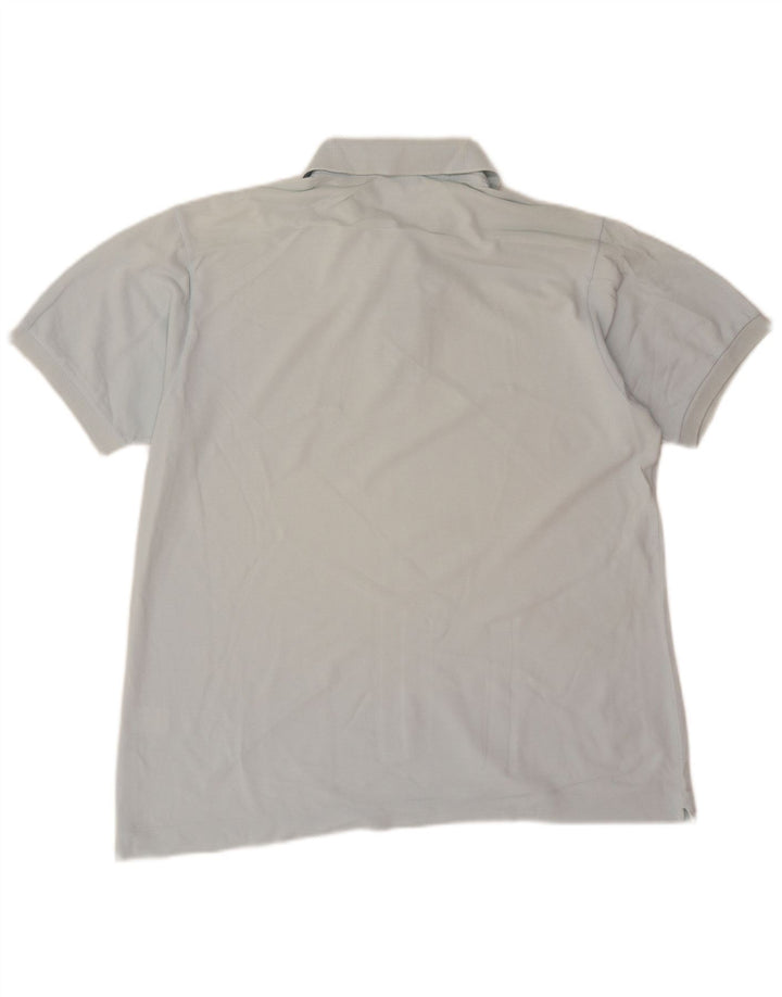 Lacoste Herren-Poloshirt, Größe 5, groß, blaue Baumwolle