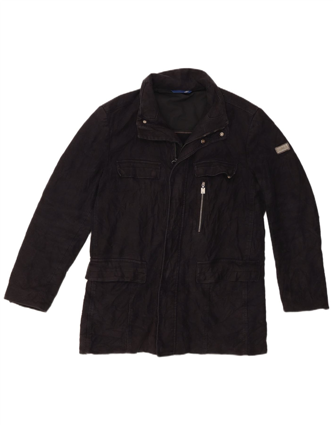 Trussardi Herren Utility Jacke IT 52 XL Schwarz