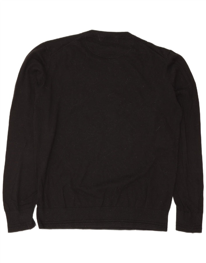 Gas Herren-Pullover mit Rundhalsausschnitt, 2XL, Schwarz