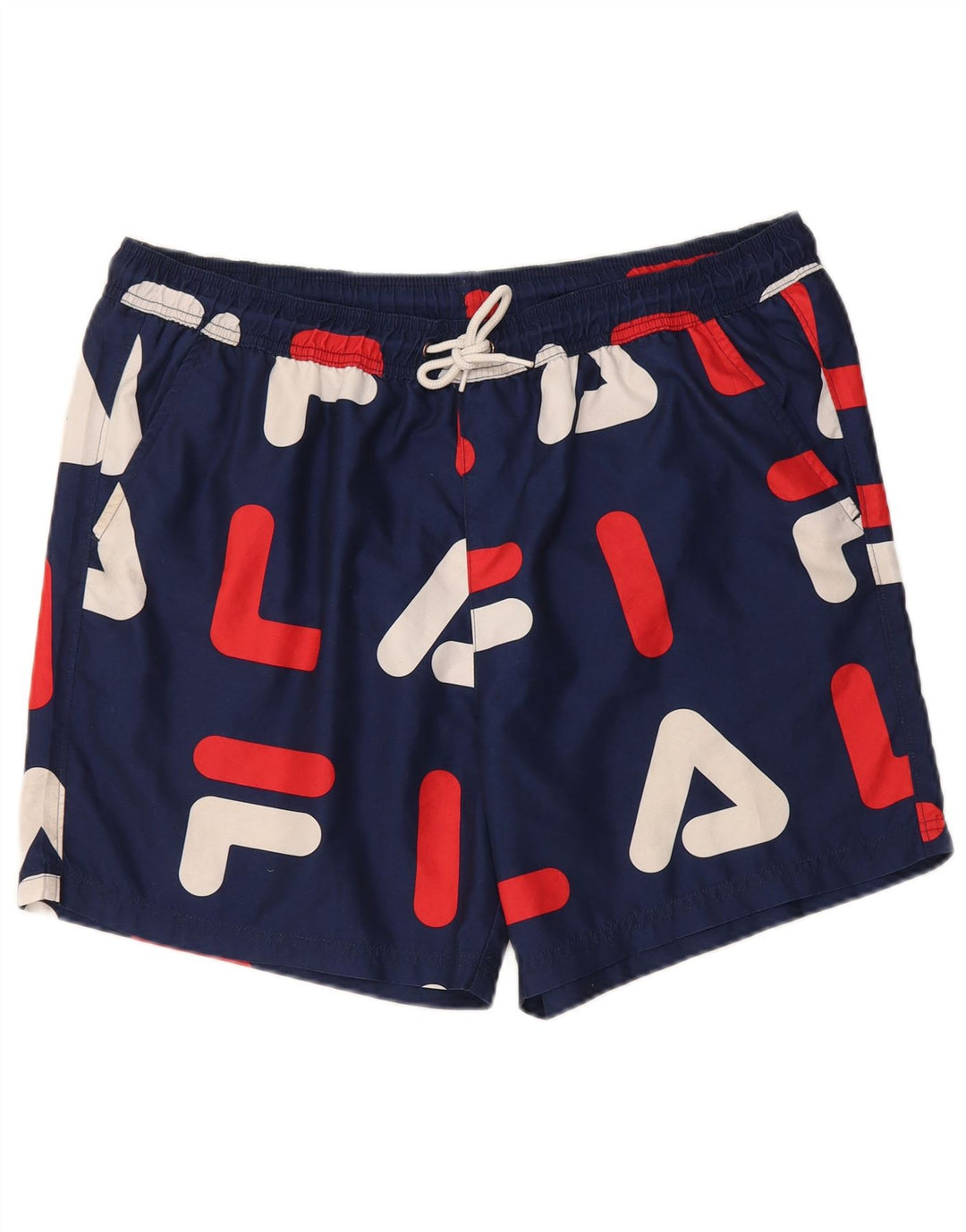 Fila Herren Grafik Badeshorts XL Marineblau Polyester