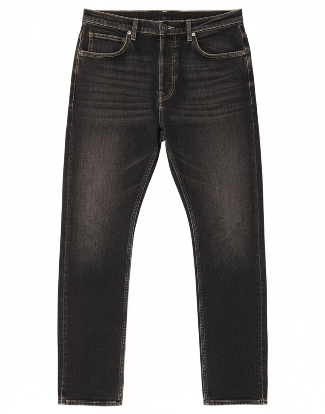 Lee Herren Heath Slim Jeans W32 L32 Schwarze Baumwolle