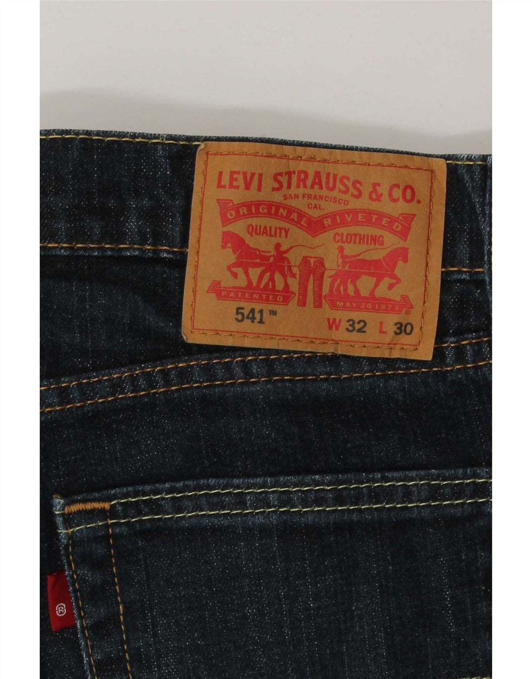 Levi's Herren 541 Tapered Jeans W32 L27 Blaue Baumwolle