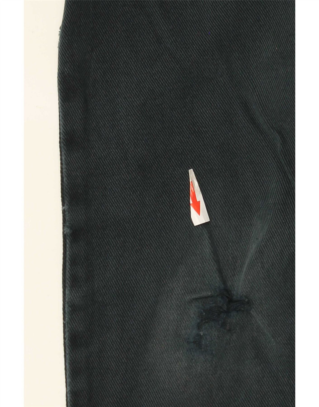 Marks & Spencer Herren Distressed Straight Jeans W34 L31 Schwarze Baumwolle