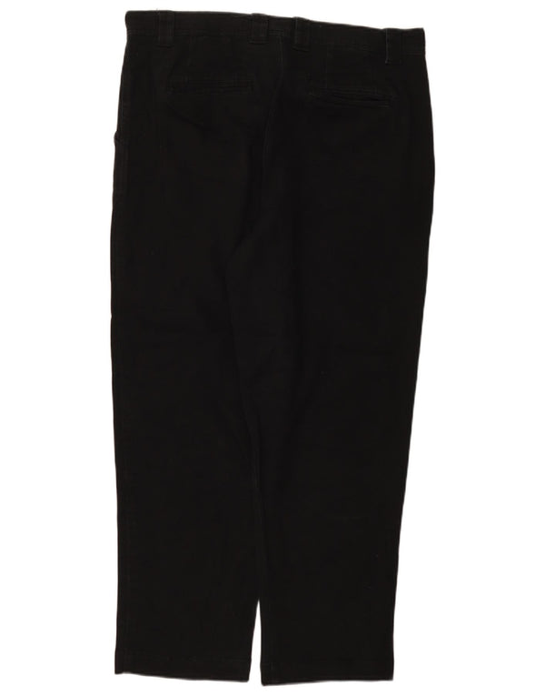French Connection Herren Tapered Jeans W34 L27 Schwarze Baumwolle
