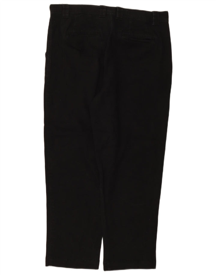 French Connection Herren Tapered Jeans W34 L27 Schwarze Baumwolle