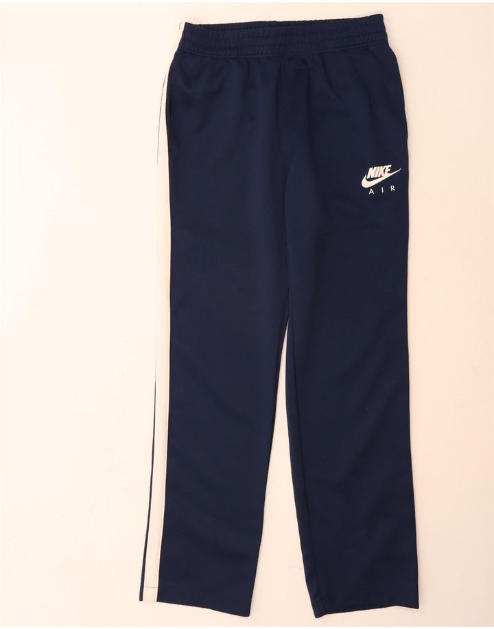 Nike Herren-Trainingshose, Größe S, Marineblau, Farbblock-Polyester