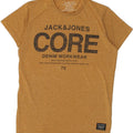 JACK & JONES Mens Graphic T-Shirt Top Small Brown Polyester | Vintage Jack & Jones | Thrift | Second-Hand Jack & Jones | Used Clothing | Messina Hembry 
