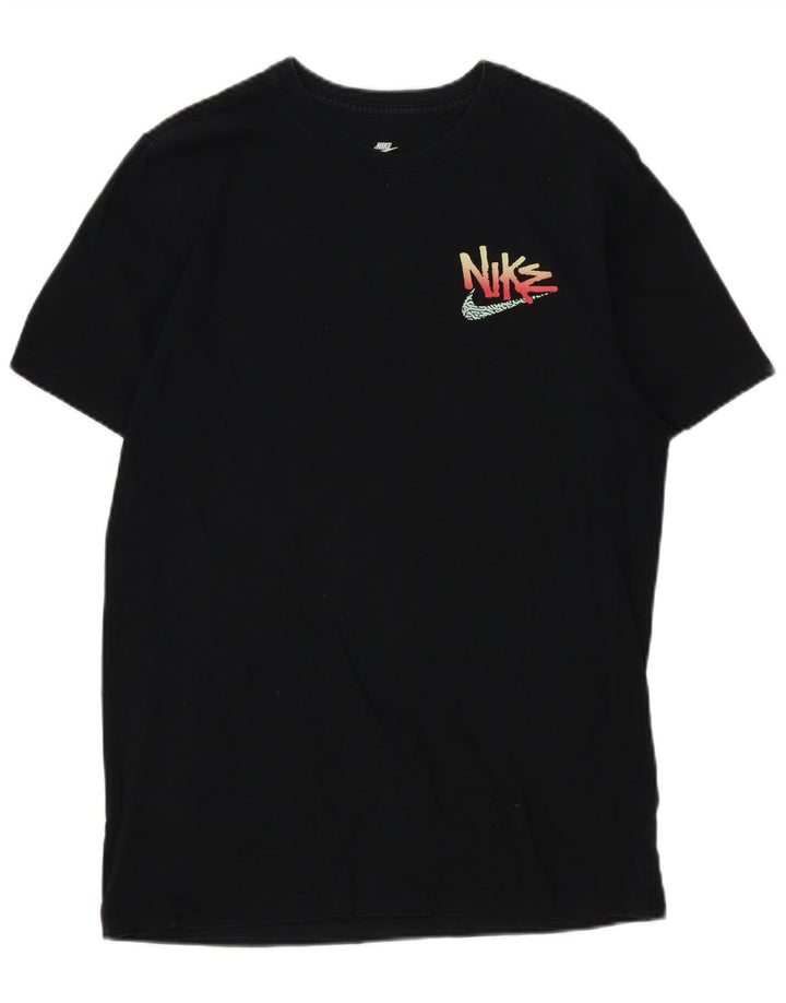 Nike Herren-T-Shirt mit Grafik, mittelgroß, Schwarz