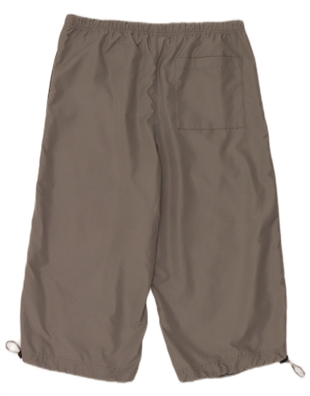 Sergio Tacchini Herren Capri-Trainingshose aus mittelgrauem Polyester
