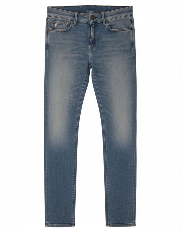 Replay Damen Skinny Jeans W29 L30 Blaue Baumwolle