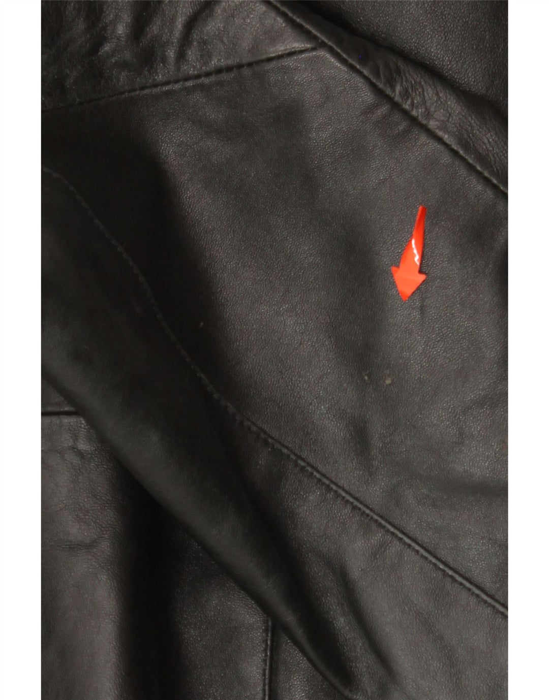 HELIUM Herren Lederjacke UK 42 XL Schwarzes Leder