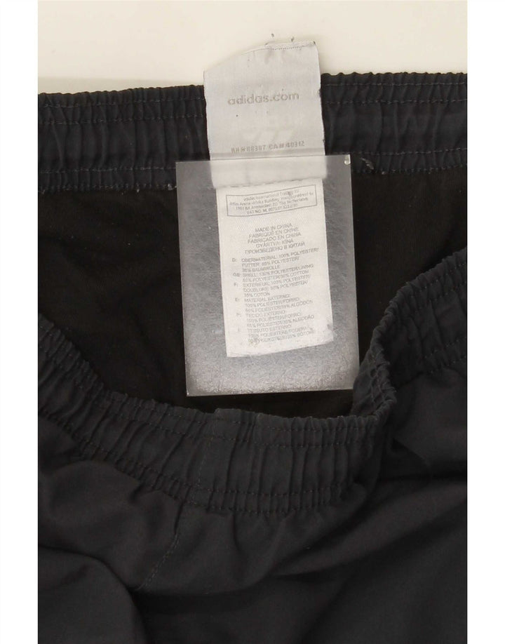 Adidas Herren-Trainingshose, Jogginghose, groß, grau, Polyester