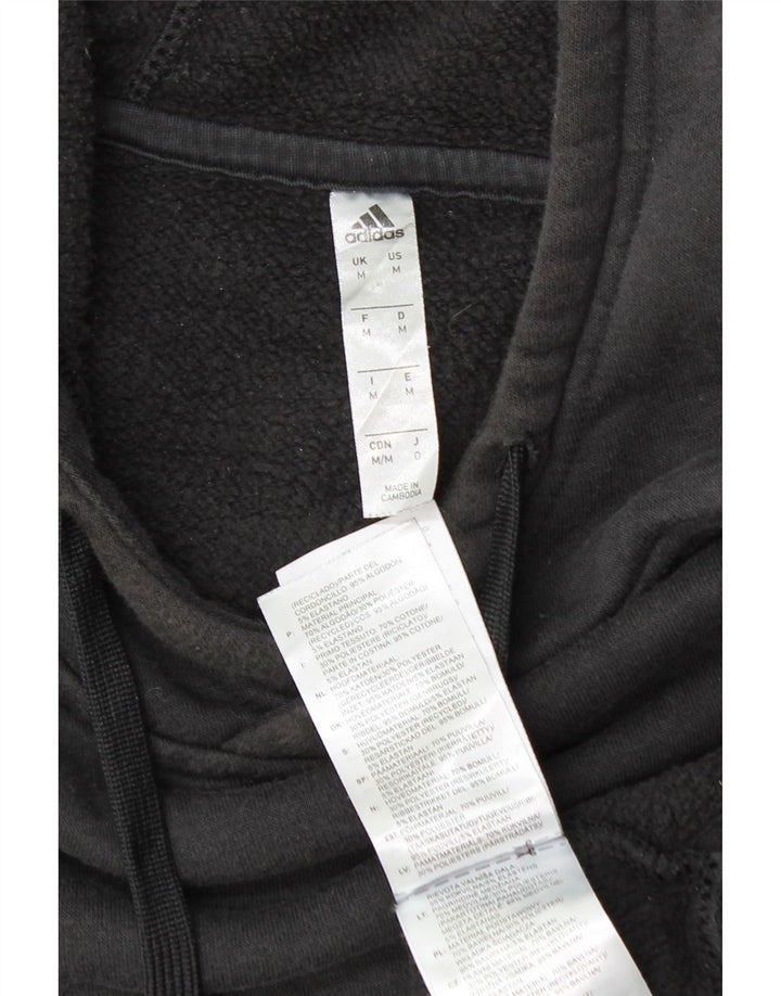 Adidas Herren Kapuzenpullover Mittelschwarz Baumwolle