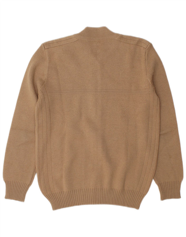 Vintage Herren Cardigan Pullover Medium Beige