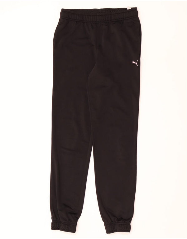 Puma Jungen-Trainingshose, Jogginghose, 13–14 Jahre, schwarzes Polyester
