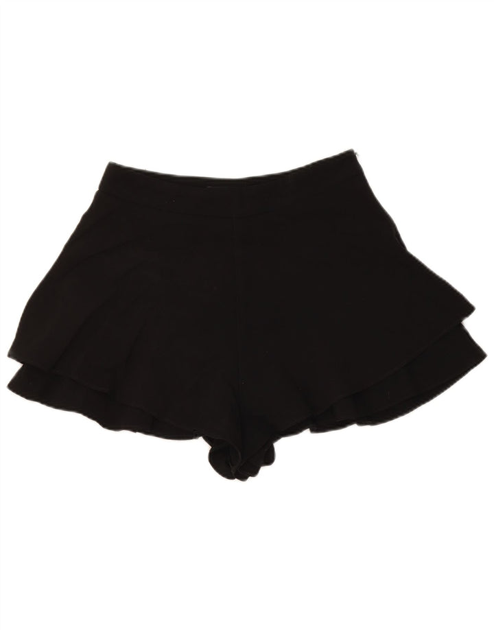 Zara Damen Hotpants Small W26 Schwarz