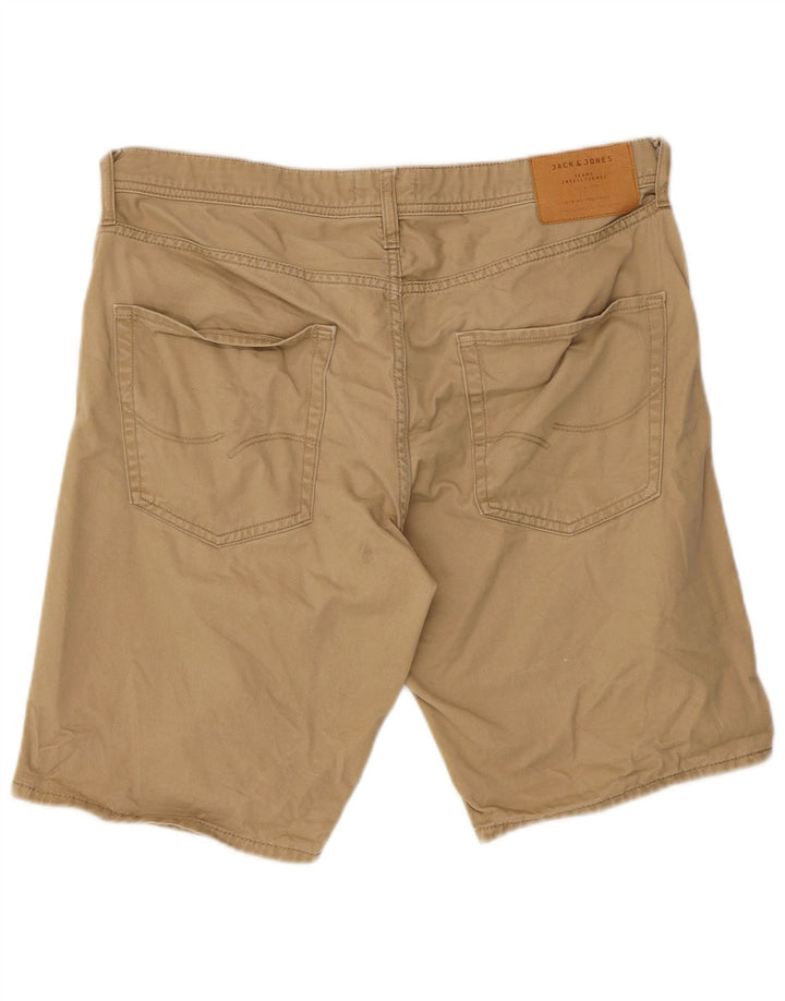 Jack & Jones Herren-Freizeitshorts, Größe L, W36, Beige, Baumwolle
