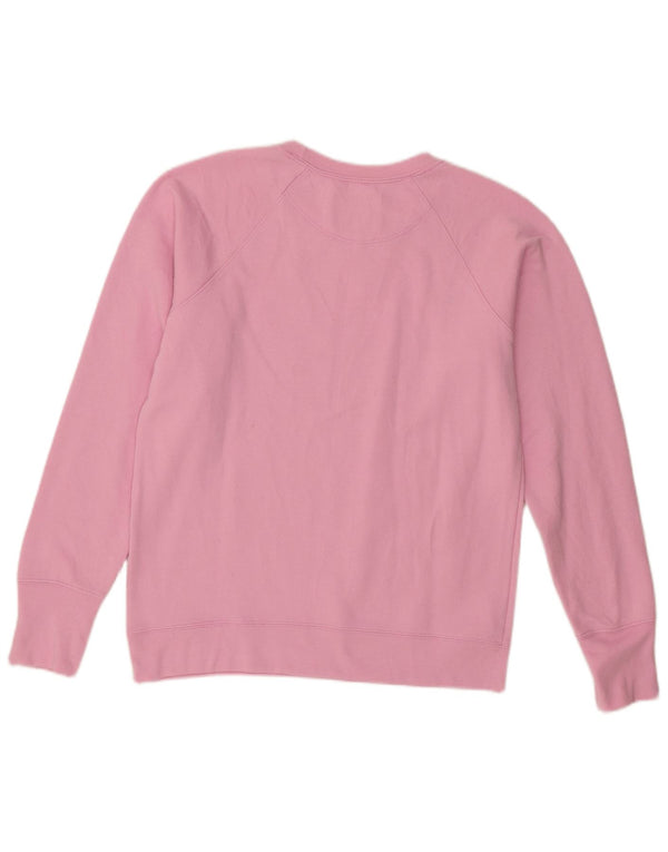 Champion Damen Sweatshirt Pullover UK 14 Mittelrosa